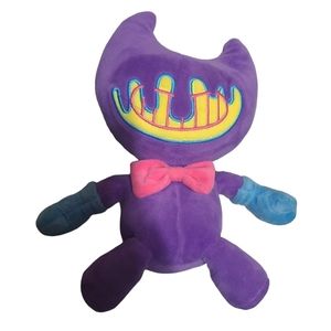 2/$20 PURPLE MONSTER ALIEN PLUSH NO EYES BLUE GLOVES SOFT STUFFED TOY